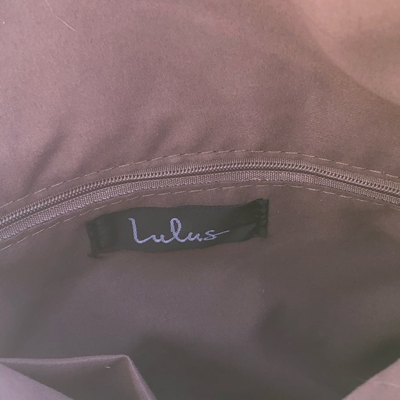 Lulus Leave it to Me Gray Clutch - Picture 5 of 12